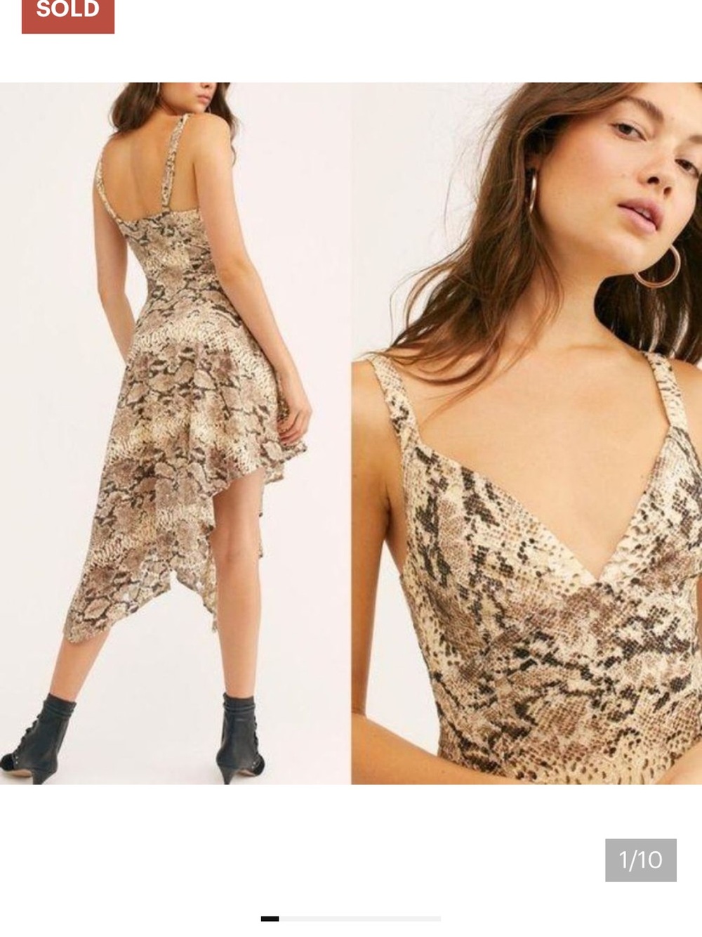 Free People Midnight Dancer Dress Size 6 - Picture 3 of 14
